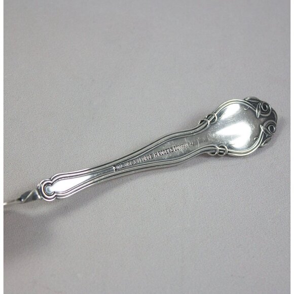 Simeon L & George H Rogers Silverplate Sugar Spoon and Twisted Butter Spreader - Picture 4 of 12